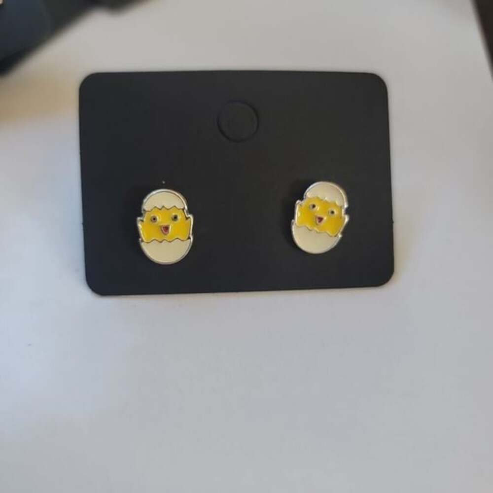 Adorable Yellow Chick Earrings